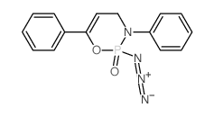 imino-[(2-oxo-3,6-diphenyl-1-oxa-3-aza-2$l^C15H14N4O2P+-phosphacyclohex-5-en-2-yl)imino]azanium Structure