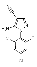 5-氨基-4-氰基(1-2,4,6-三氯苯甲基)吡唑结构式