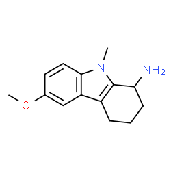 Carbazole, 1-amino-1,2,3,4-tetrahydro-6-methoxy-9-methyl- (8CI) Structure