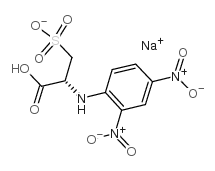 N-2,4-二硝基苯-L-半胱磺酸结构式