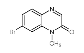 7-溴-1-甲基-1H-喹噁啉-2-酮结构式