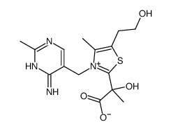 alpha-lactylthiamine Structure