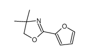 2-(furan-2-yl)-4,4-dimethyl-5H-1,3-oxazole结构式