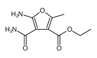 ETHYL 5-AMINO-4-(AMINOCARBONYL)-2-METHYL-3-FUROATE Structure