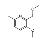 3-methoxy-2-methoxymethyl-6-methyl-pyridine结构式