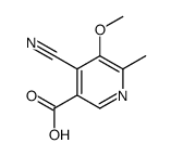 Nicotinic acid,4-cyano-5-methoxy-6-methyl- (4CI) Structure