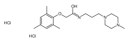 N-[3-(4-methylpiperazin-1-yl)propyl]-2-(2,4,6-trimethylphenoxy)acetamide,dihydrochloride结构式