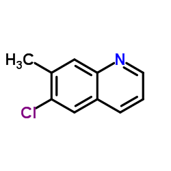 6-氯-7-甲基喹啉结构式