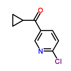 (6-氯吡啶-3-基)-环丙基-甲酮结构式