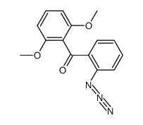 (2-azidophenyl)(2,6-dimethoxyphenyl)methanone结构式