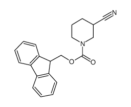 3-氰基-1-n-fmoc-哌啶结构式