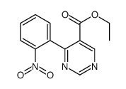 (3-ethyl-2-nitrophenyl) pyrimidine-5-carboxylate结构式