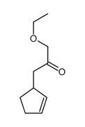 1-cyclopent-2-en-1-yl-3-ethoxypropan-2-one Structure