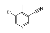 5-溴-4-甲基烟腈结构式
