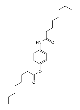 [4-(octanoylamino)phenyl] octanoate Structure