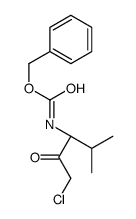 Z-L-VAL-CHLOROMETHYLKETONE结构式