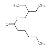 2-ethylbutyl hexanoate结构式