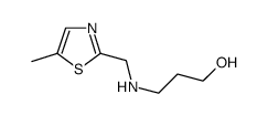 3-[(5-Methyl-thiazol-2-ylmethyl)-amino]-propan-1-ol Structure