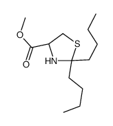 methyl (4R)-2,2-dibutyl-1,3-thiazolidine-4-carboxylate Structure