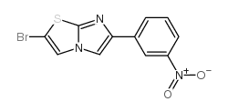 2-bromo-6-(3-nitrophenyl)imidazo[2,1-b][1,3]thiazole结构式