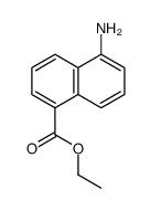 5-氨基萘-1-羧酸乙酯结构式