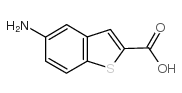 5-氨基苯并[b]噻吩-2-羧酸结构式