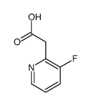 2-(3-氟(吡啶-2-基))乙酸结构式