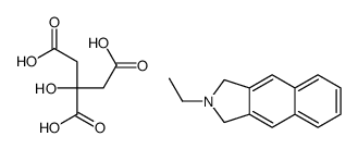 2-ethyl-1,3-dihydrobenzo[f]isoindole,2-hydroxypropane-1,2,3-tricarboxylic acid Structure