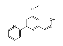 (Z)-4-methoxy-(2,2'-bipyridine)-6-carboxaldehyde oxime结构式