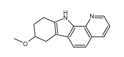 8-methoxy-7,8,9,10-tetrahydro-11H-pyrido[2,3-a]carbazole Structure