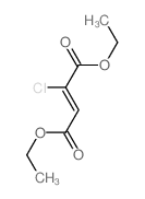 (Z)-2-氯-2-丁烯二酸二乙酯结构式
