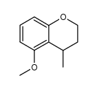 5-methoxy-4-methylchroman结构式