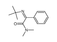 N,N-Dimethyl-α-(t-butylimino)benzeneacetamide Structure