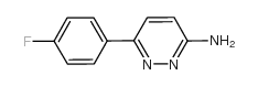 3-氨基-6-(4-氟苯基)哒嗪结构式