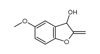 5-methoxy-2-methylene-2,3-dihydro-1-benzofuran-3-ol Structure