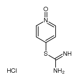 S-(1-oxy-[4]pyridyl)-isothiourea, hydrochloride结构式