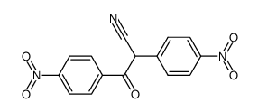 2,3-bis-(4-nitro-phenyl)-3-oxo-propionitrile结构式