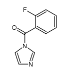 (2-fluorobenzoyl)imidazoline结构式