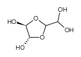 (4S,5S)-2-(dihydroxymethyl)-1,3-dioxolane-4,5-diol Structure