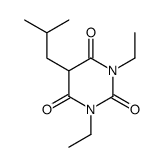 1,3-diethyl-5-(2-methylpropyl)-1,3-diazinane-2,4,6-trione Structure