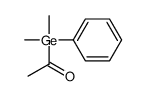 1-[dimethyl(phenyl)germyl]ethanone Structure