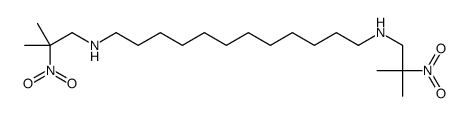 N,N'-bis(2-methyl-2-nitropropyl)dodecane-1,12-diamine Structure