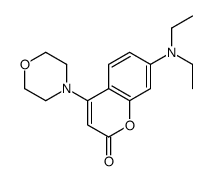 7-(diethylamino)-4-morpholin-4-ylchromen-2-one结构式