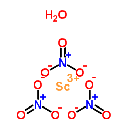 Scandium nitrate hydrate (1:3:1)结构式