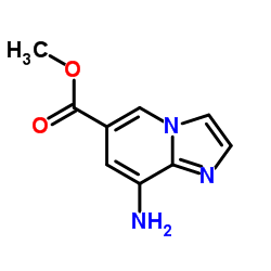 8-氨基咪唑并[1,2-a]吡啶-6-甲酸甲酯结构式