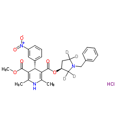 Barnidipine-d4 hydrochloride Structure