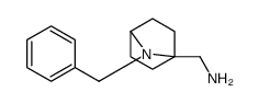 7-(苯基甲基)-7-氮杂双环[2.2.1]庚烷-1-甲胺结构式