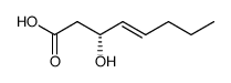 (R)-(E)-3-Hydroxy-4-octenoic acid结构式