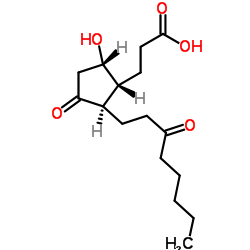 13,14-dihydro-15-keto-tetranor Prostaglandin D2 Structure