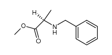(R)-methyl 2-(benzylamino)-propionate结构式
